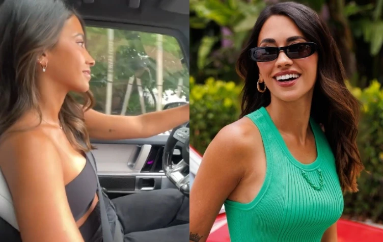 antonela roccuzzo de paseo por miami.