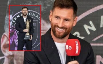 ¿Da o no da? El detalle del look de Lionel Messi en el Marca América Award que generó tremendo debate