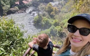 Las fotos de las increíbles vacaciones de Marcela Kloosterboer en el mejor destino de la Argentina