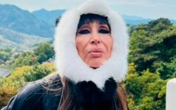 Las mejores fotos y videos de la vista de Moria Casán a la Gran Muralla China