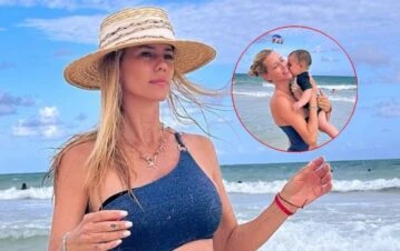 Nicole Neumann mostró como nunca la carita de su bebé Cruz Urcera: a quién es “igualito”