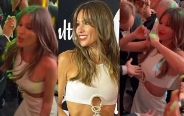 ¡Chau, Moritán! Aparecieron fotos y videos de Pampita bailando con un famoso en su divertida noche de soltera