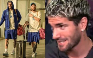 ¿Messi lo primereó? Rodrigo De Paul reveló la verdad detrás del “match” de bolsos con Leo: “Yo quería el rosa y él…”