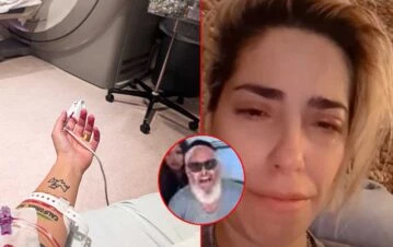 Conmoción: las dramáticas fotos de Victoria Vannucci internada luego ser agredida por Matías Garfunkel