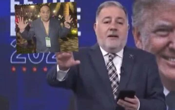 ¡Escándalo en vivo! Fabián Doman reventó con un compañero por las elecciones en Estados Unidos: "Estás nervioso y..."