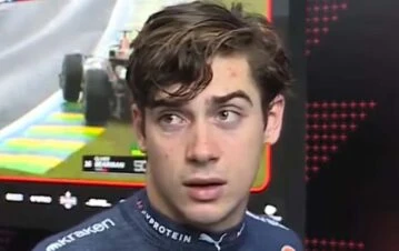 El dolor de Franco Colapinto por su choque en Brasil  y la muerte de un familiar directo: "Durísimo"