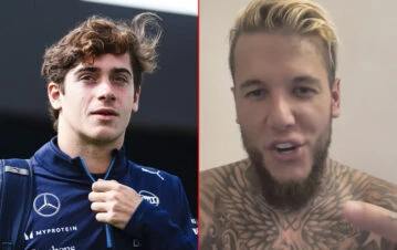 La catarata de insultos de Alex Caniggia contra Franco Colapinto que causó indignación: “Es puro humo y un…”