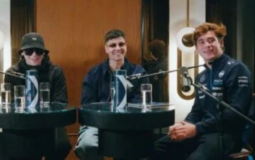 El insólito error de Franco Colapinto que hizo estallar de risa a Duki y Bizarrap