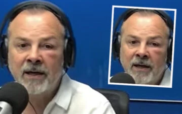 ¡Imágenes sensibles! Gustavo Sylvestre apareció en la radio con la cara deformada: "Me agarró y me clavó el..."