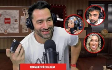 El Tucu López visitó PPZ y presentó un impresionante diccionario “tucumano”