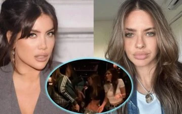 ¡La foto! Así empezó la escandalosa pelea de la China Suárez y Wanda Nara en un restaurante