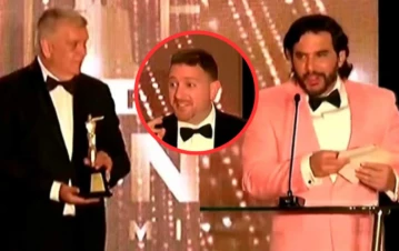 El ataque de bronca de Luis Ventura contra Jony Viale en los Martín Fierro: "Jodete"