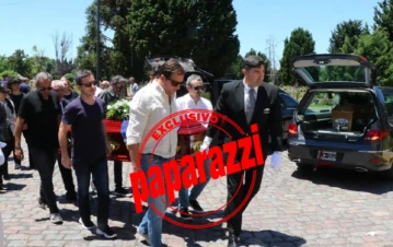 El último adiós a Roberto Giordano: la tristeza de los famosos en medio de su entierro