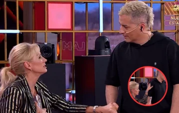 El video de Yanina Latorre pegándole a Ángel de Brito en vivo en LAM