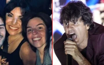 La emoción de Dalma y Gianinna Maradona en el homenaje de Los Piojos a su papá Diego