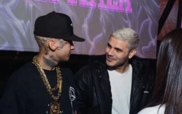 Qué hizo L-Gante al leer los mensajes en los que Mauro Icardi lo tildó de drogadicto y borracho