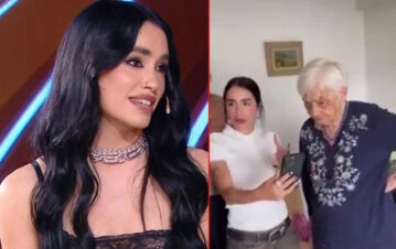 Lali Espósito conoció a la abuela de su novio, Pedro Rosemblat, y causó una guerra familiar