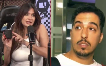 Momi Giardina se burló de Nacho Elizalde tras la traición a Luzu TV para irse a Olga