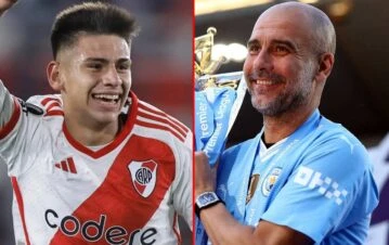 El ambicioso plan de Guardiola con el Diablito Echeverri para llevárselo de River al Manchester City