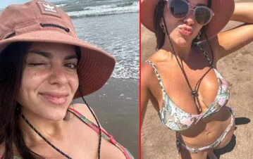Las desgracias de Belu Lucius durante sus vacaciones en familia en Necochea