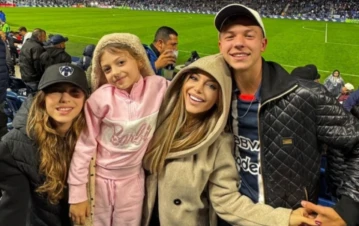 La emoción de Evangelina Anderson al reencontrarse con su hijo mayor tras varios meses separados