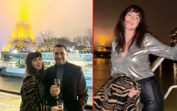 Las mejores fotos de las románticas vacaciones de Mercedes Funes y su marido en París