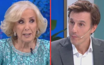 Qué pasó en el corte entre Mirtha Legrand y Moritán tras su tenso cara a cara al aire