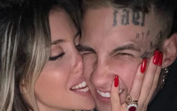 Cómo fue la lujosa Navidad de Wanda Nara y L-Gante: la picante confesión del cantante