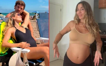 El percance que vivió Jimena Barón con su embarazo en medio de la playa: "Quedé..."