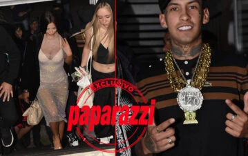 Las fotos exclusivas de L-Gante y su nueva novia, Dakota Goth, juntos por primera vez