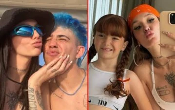 La Joaqui reveló la impactante reacción de su hija cuando le contó que su novio es Luck Ra