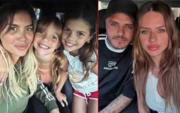 El angustiante momento de las hijas de Wanda Nara tras su revinculación con Mauro Icardi