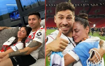 La emoción de la novia de Gonzalo Montiel con la mejor noticia tras la denuncia por abuso