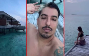 Las vacaciones de Nacho Elizalde y su novia por Maldivas tras su polémica renuncia a Luzu