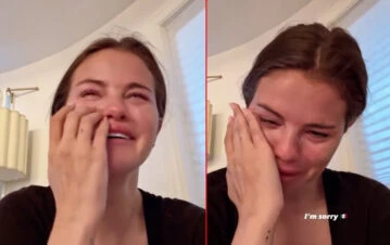 El llanto de Selena Gomez que preocupó a sus fanáticos: “Lo lamento mucho”