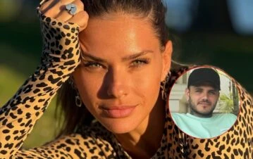 ¡Qué maldad! La letra que la China Suárez se hizo en la uña en medio de la separación de Wanda y L-Gante