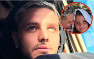 La tristeza de Mauro Icardi en pleno cumpleaños de su hija Francesca 