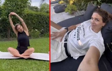 Marcela Kloosterboer mostró el jardín de su casa y dejó ver su actividad favorita