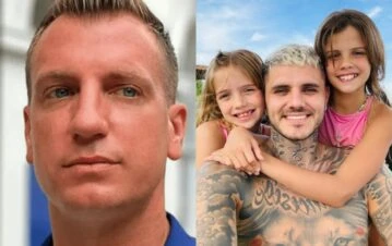 ¡Qué foto! El insólito gesto de Maxi López con las hijas de Wanda Nara con chicana incluida para Mauro Icardi