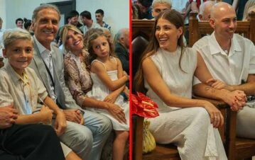 Cómo se puso Oscar Ruggeri al ver el casamiento de su hija Federica