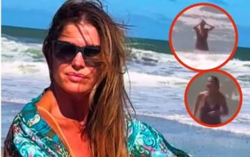 ¡Pasó en vivo! La arriesgada maniobra de Pamela David en el mar que tuvo a todos atentos