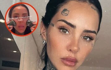 El divertido tip de belleza con pepinos que pasó Cande Tinelli para empezar 2025