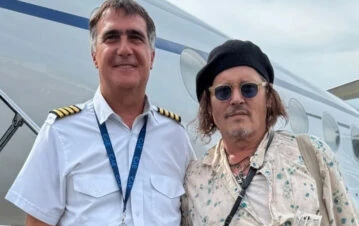 Johnny Deep llegó a Argentina: cuándo se reunirá con Mauro Icardi