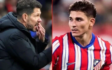 Julián Álvarez en problemas en España con un compañero de Atlético de Madrid: "Fue difícil y..."