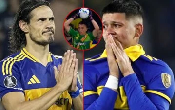 Los escandalosos y contrapuestos gestos de Edinson Cavani y Marcos Rojo a horas del bochorno de Boca