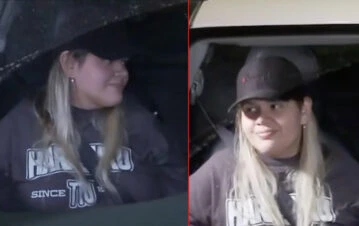 Así salió Morena Rial de la cárcel tras pasar 8 días en una celda