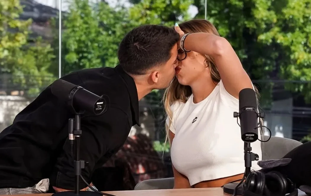 Nati Jota y Gastón Edul confirmaron su romance: el video del apasionado beso que se dieron