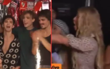 El escandaloso gesto de Cris Morena con uno de los actores de Margarita en medio de su cumpleaños: "¡No lo digas!"