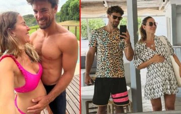 Jimena Barón mostró cómo creció su panza en 22 semanas de embarazo: "Creciendo"