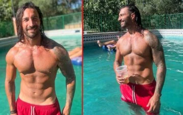 Con el hijo de qué famosa Licha Navarro empezó a practicar para ser padre